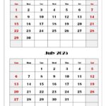 June And July 2025 Calendar Printable PDF Two Months Calendar