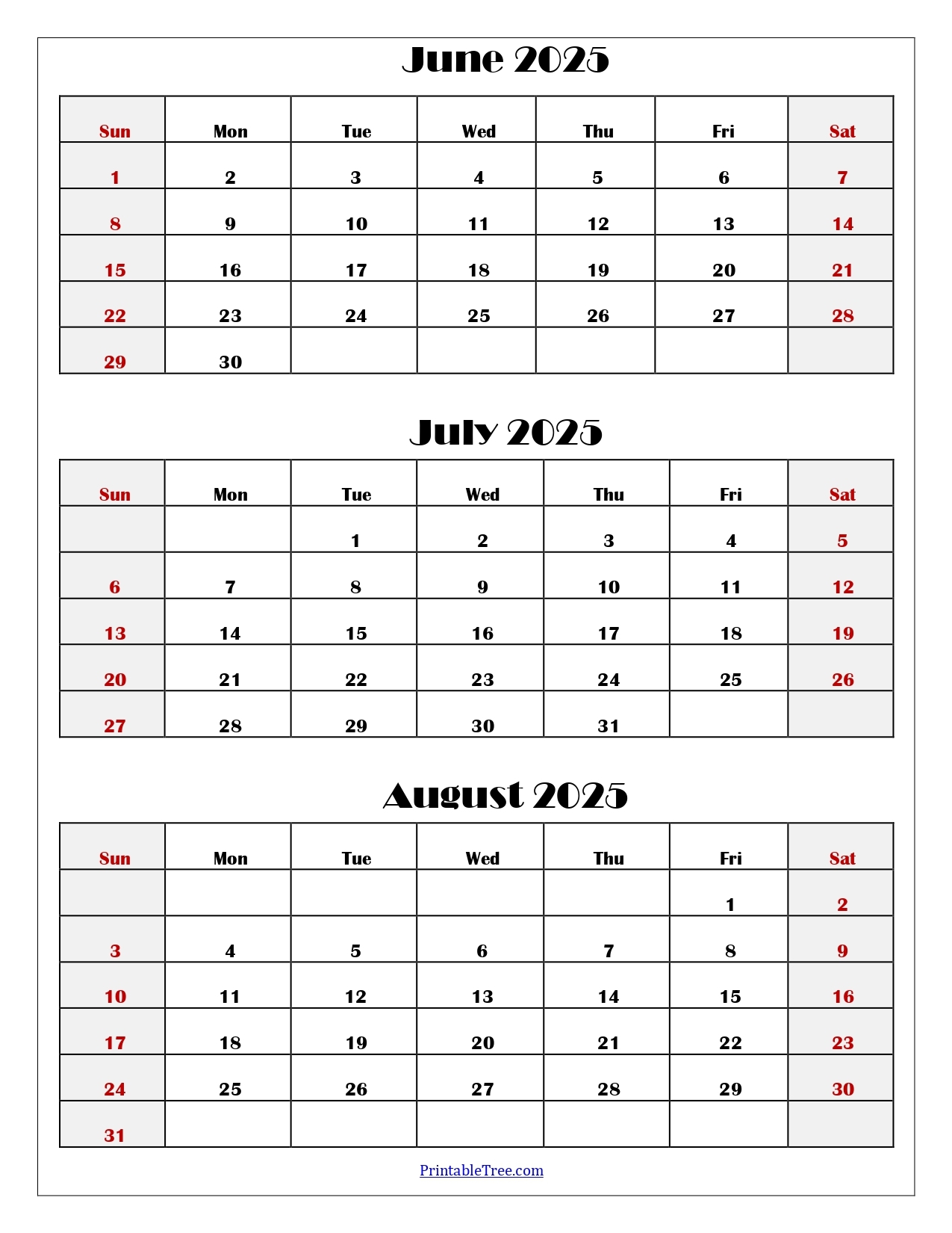 September 2023 To June 2025 Calendar Printable