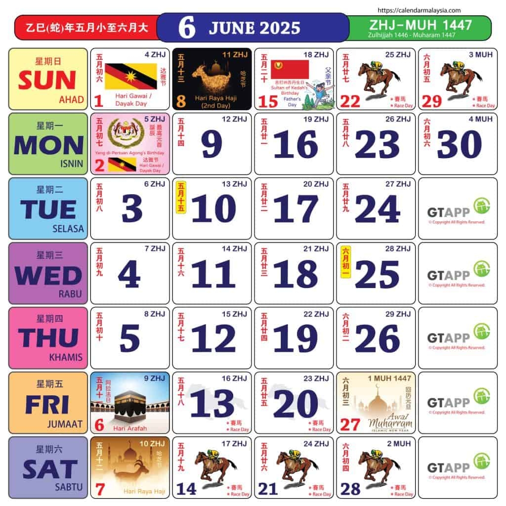Kalendar 2025 Tarikh Cuti Umum U0026 Cuti Sekolah