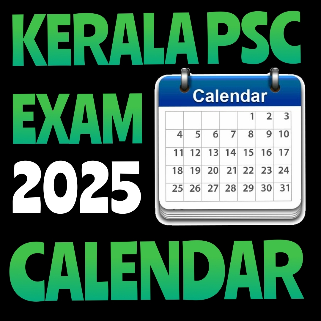 Kerala PSC Exam Calendar 2025