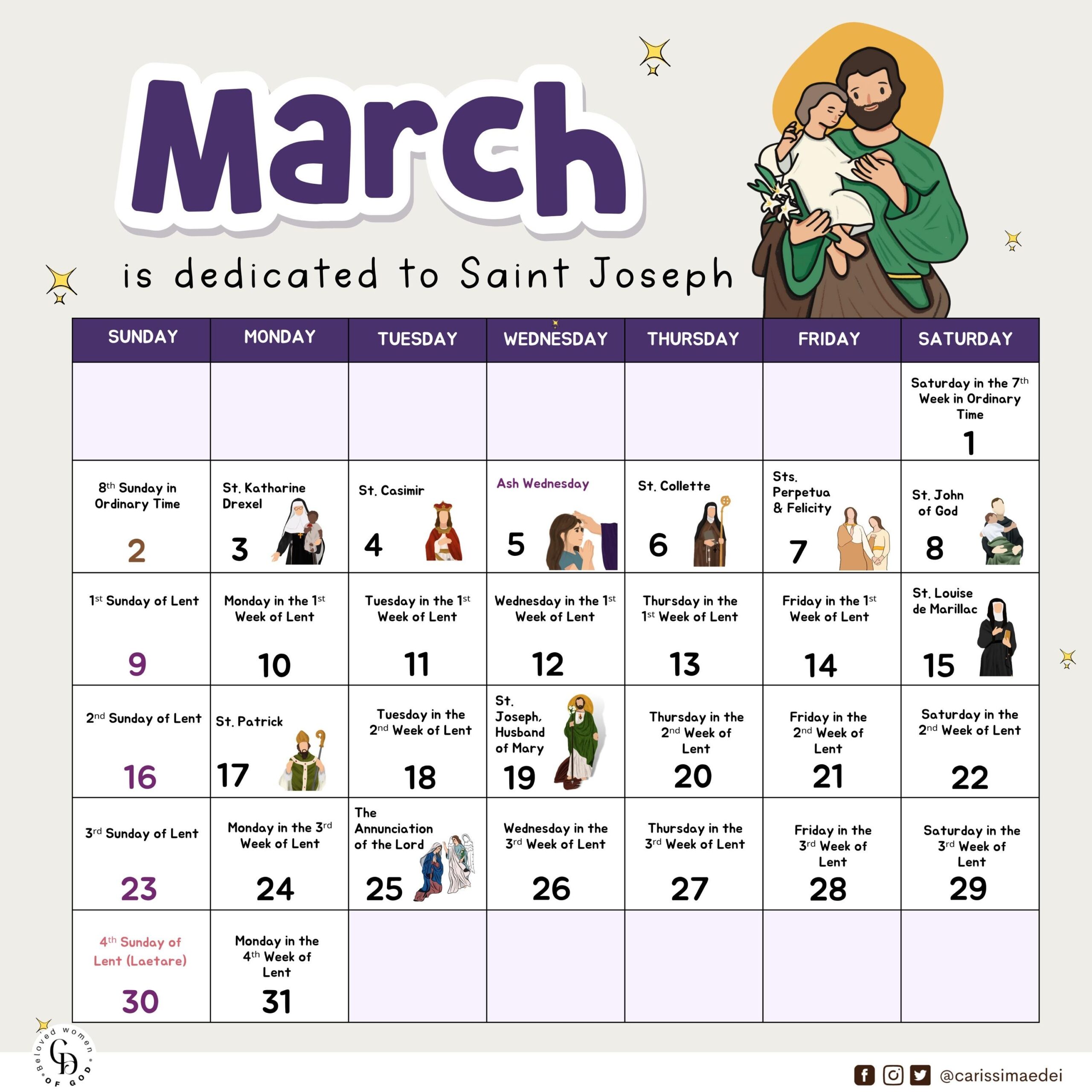 November 2025 Catholic Calendar