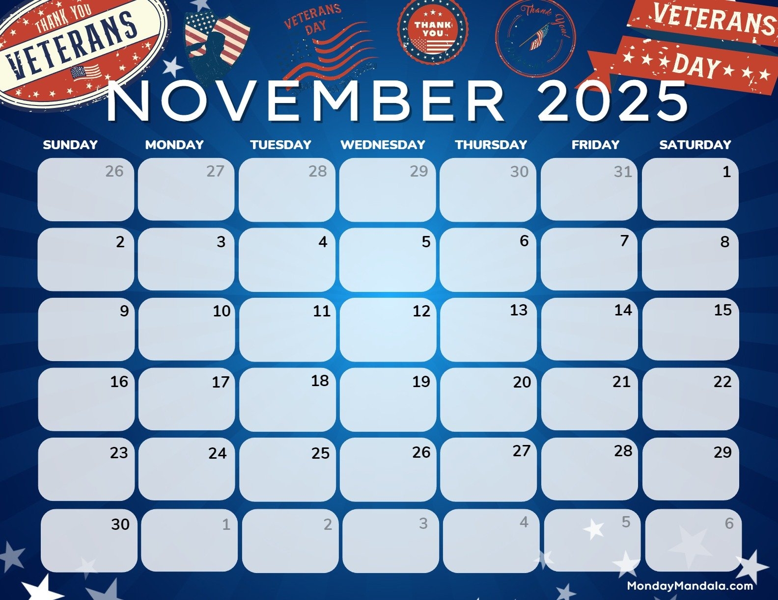 November 2025 Calendar 52 Free PDF Printables 