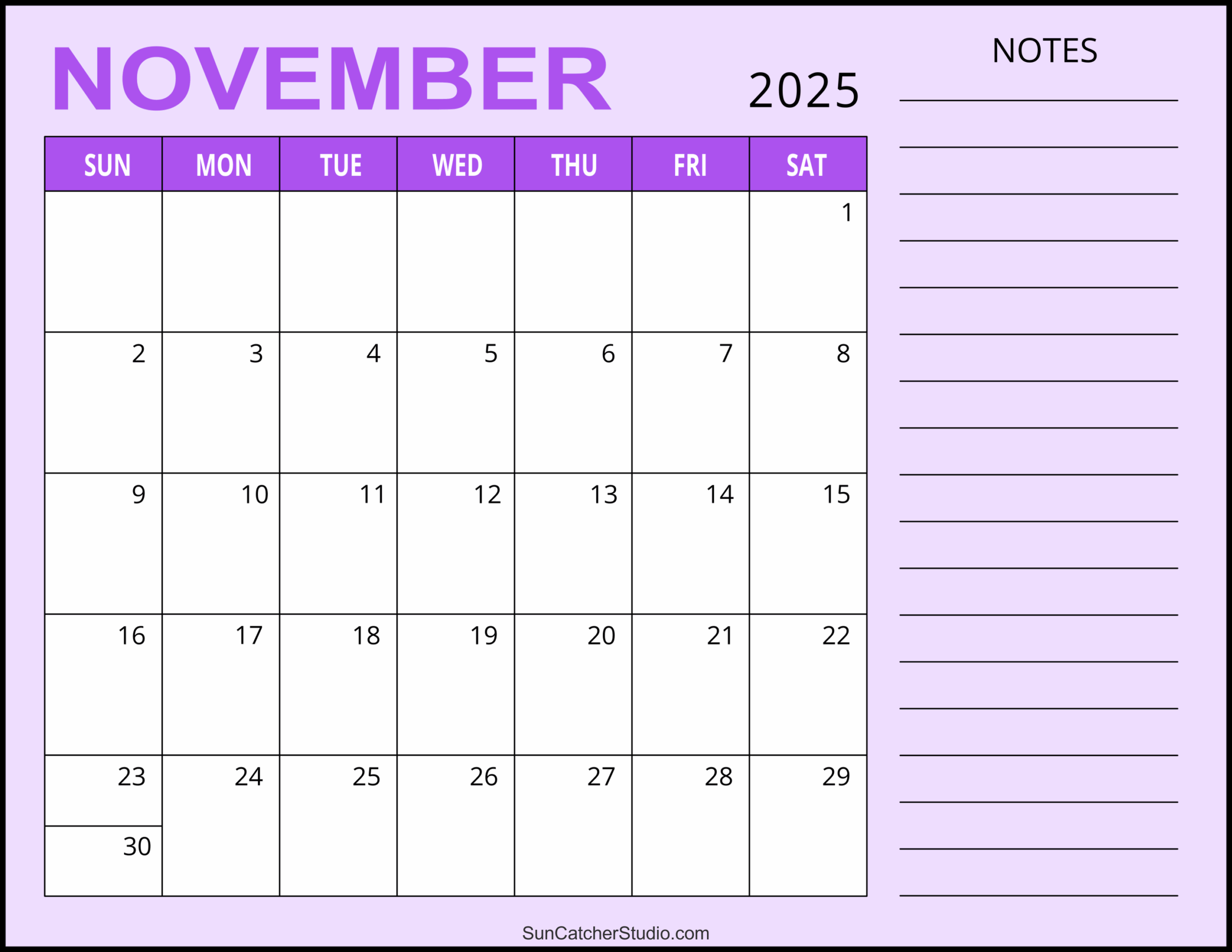 Free Printable Calendar November And December 2025