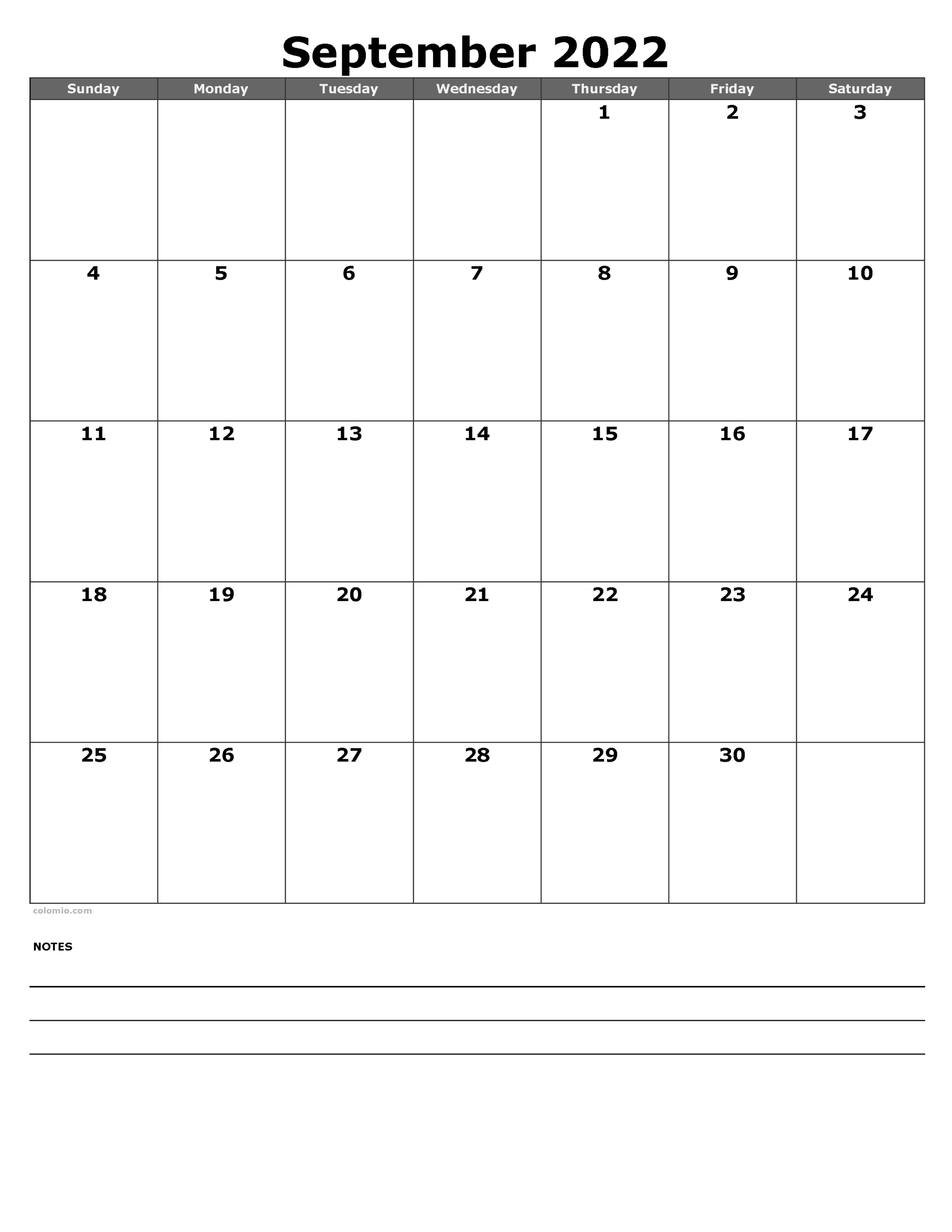 September 2025 Calendar Free Printable PDF XLS And PNG