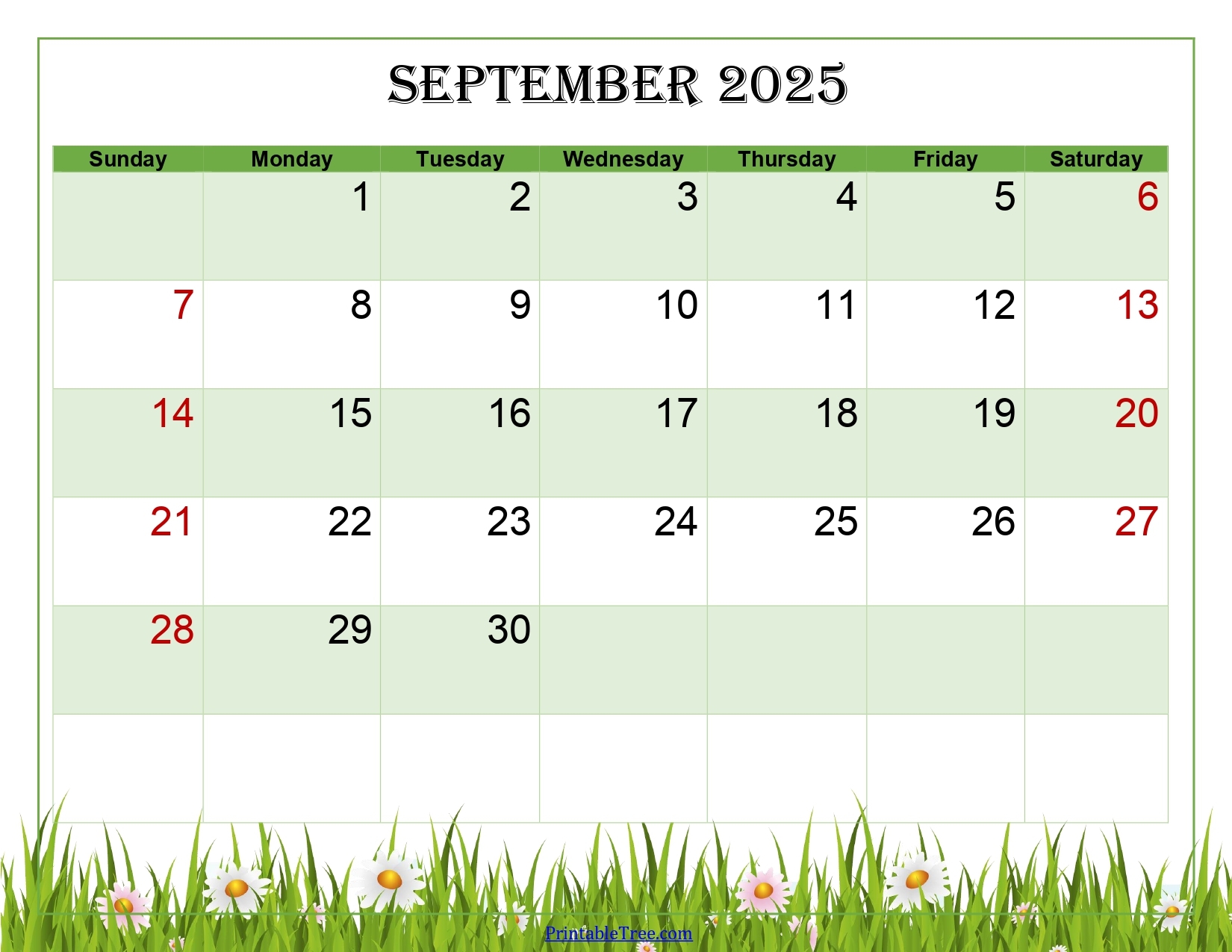 September 2025 Content Calendar