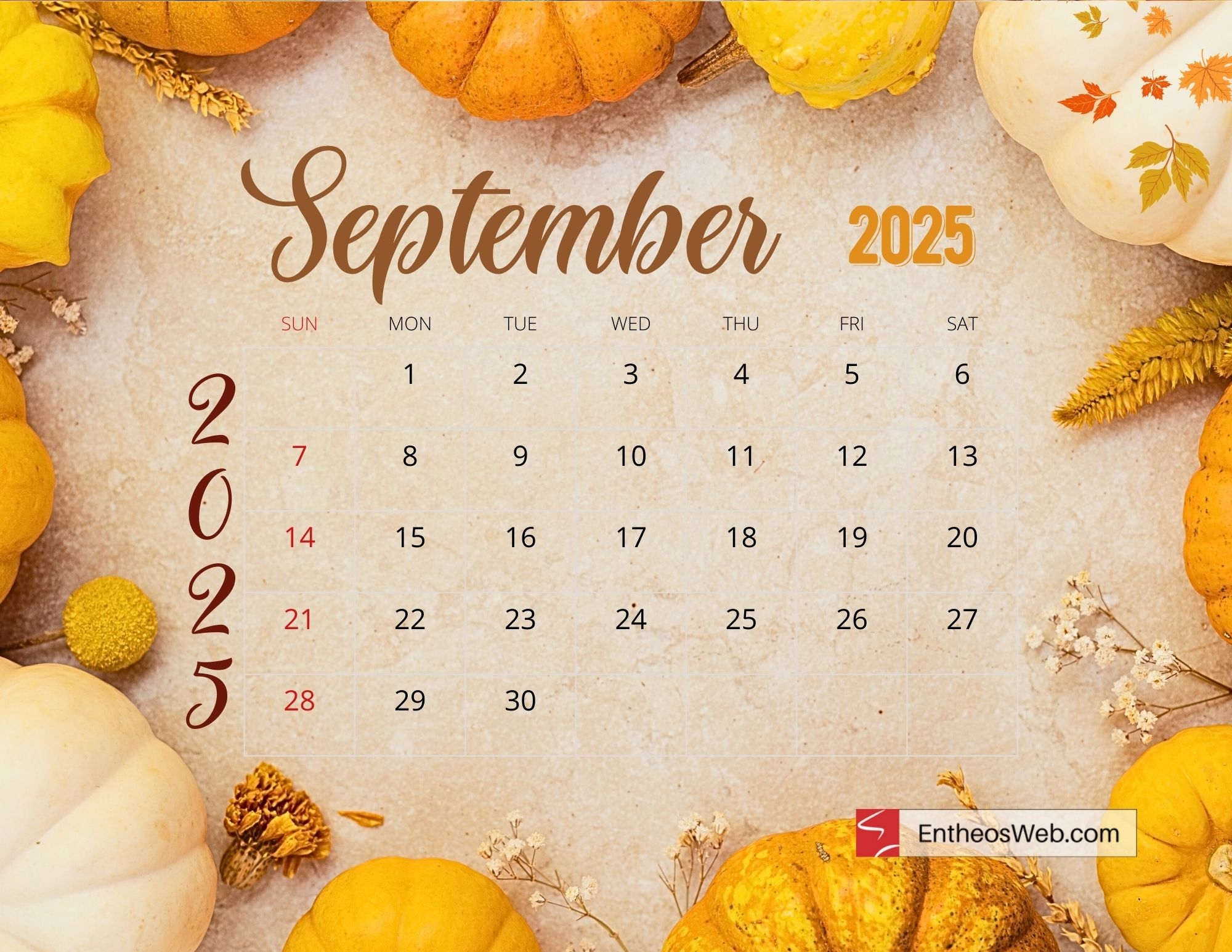Desktop Wallpaper Calendar September 2025