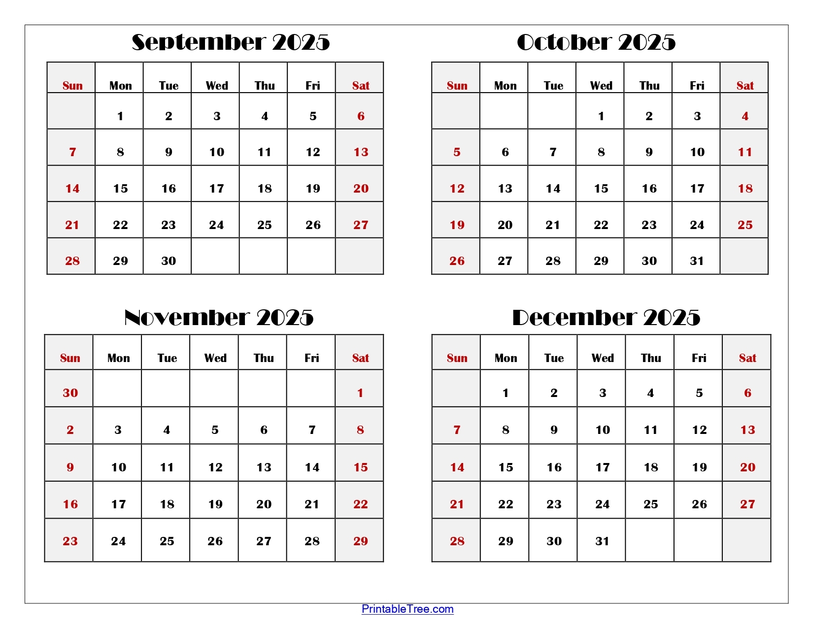 September 2025 To September 2026 Calendar