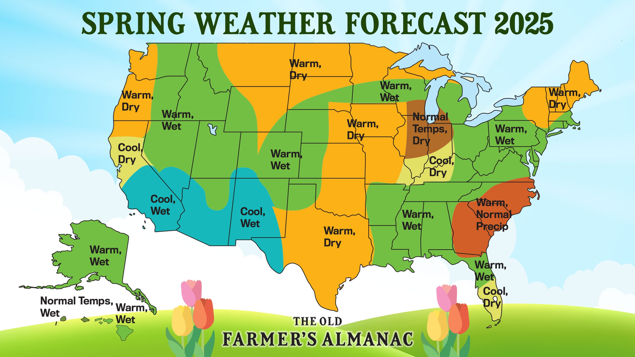 Spring Weather 2025 Predictions For U S Regions The Old 