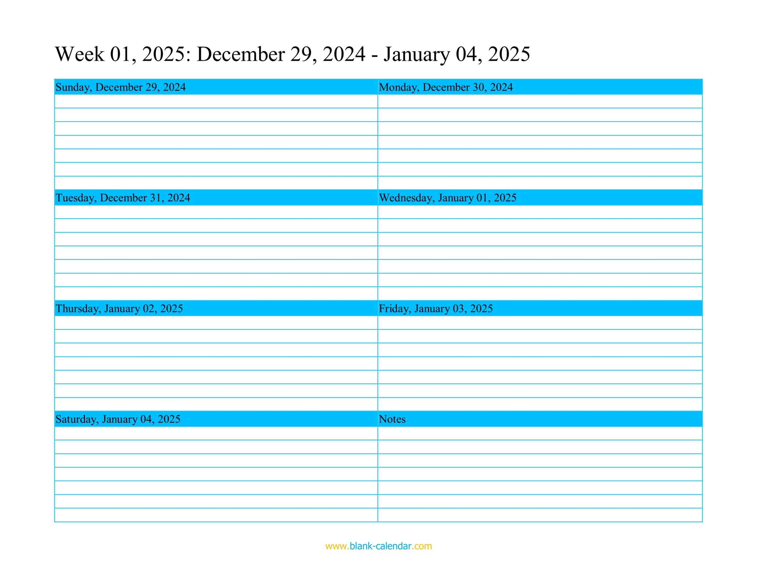 June 2025 Calendar Printable Weekly