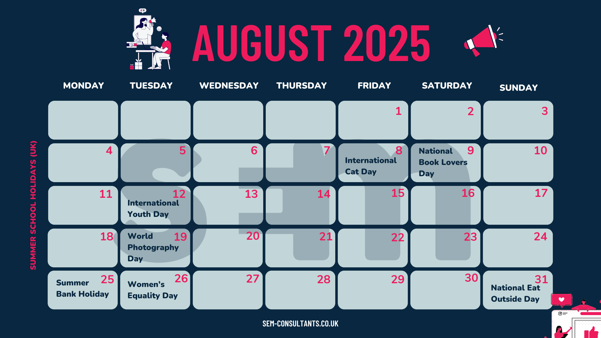 August 2025 Calendar Uk August 2025 Calendar Uk